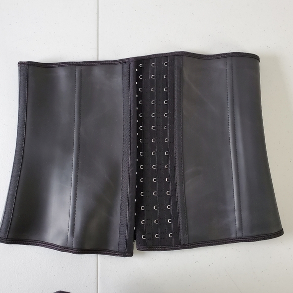 Yianna Women's Corset Waist Trainer Size Large Underbust Body Shaper Black - Picture 11 of 14